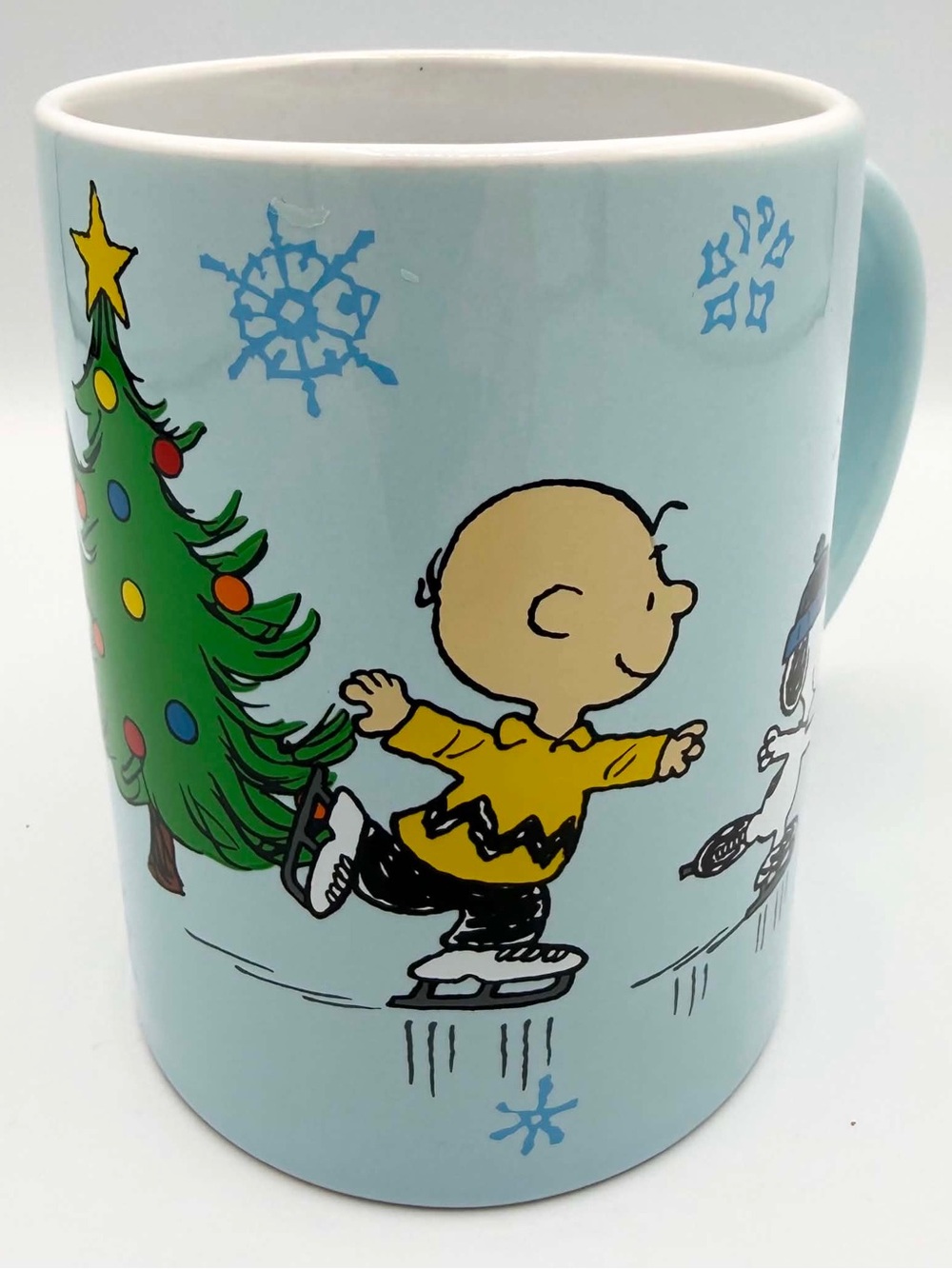 Peanuts 2025 Christmas Coffee Mug Snoopy Woodstock ZRike Brands Ceramic